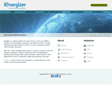 Tablet Screenshot of ienergizer.com